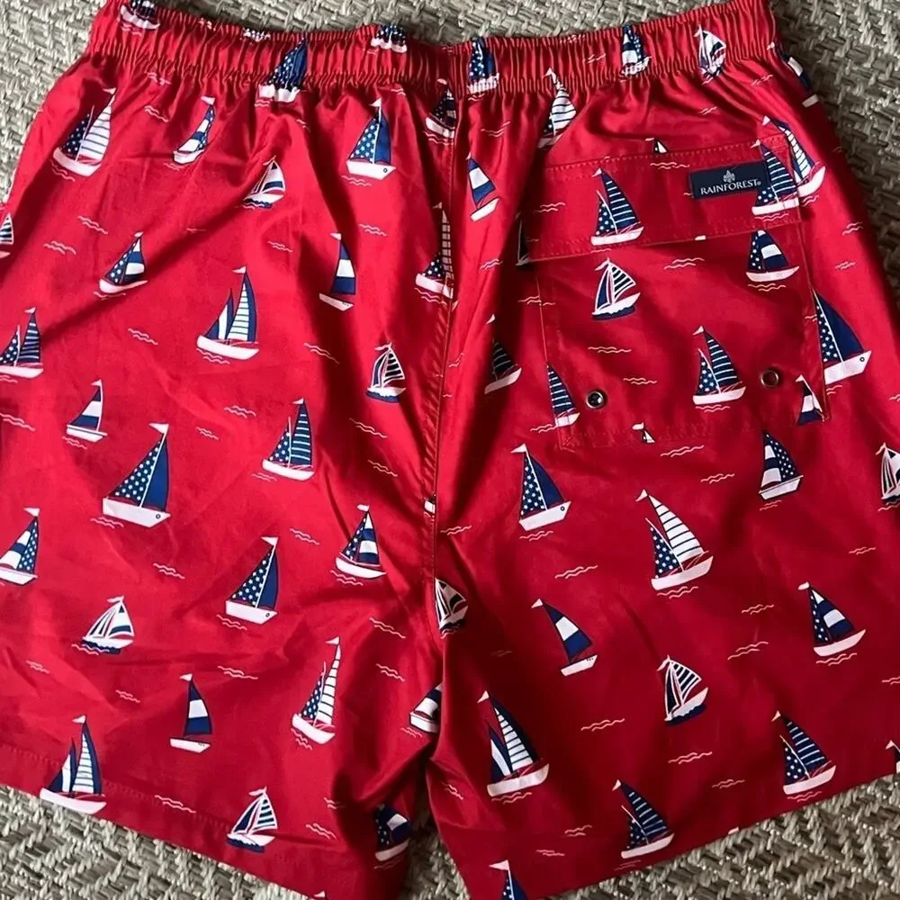 Rainforest Swim Trunks Mens Sz L